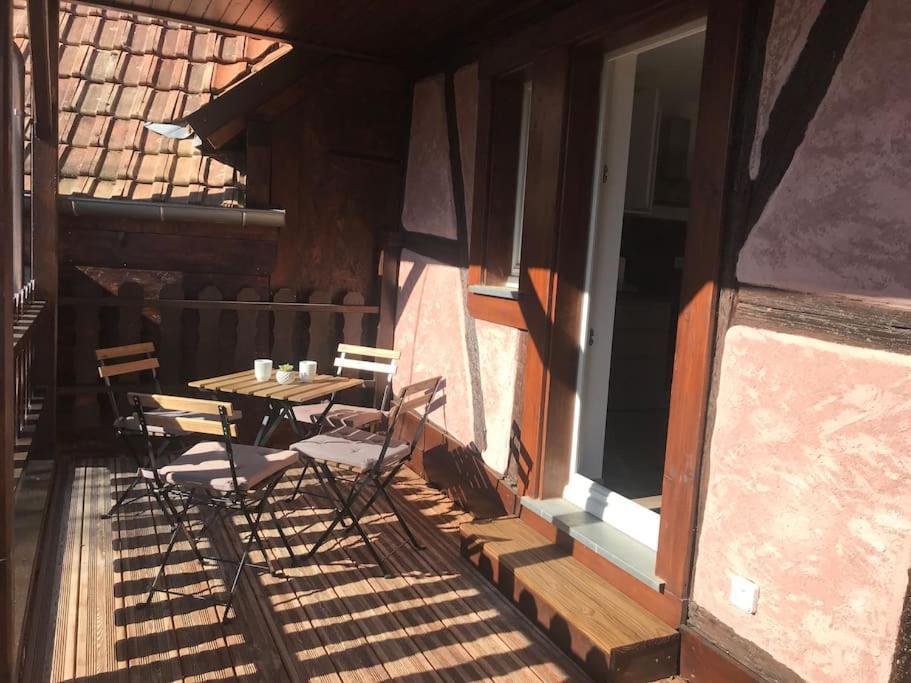 Doux Refuge Avec Terrasse Parking Gratuit Apartment Beblenheim Exterior photo
